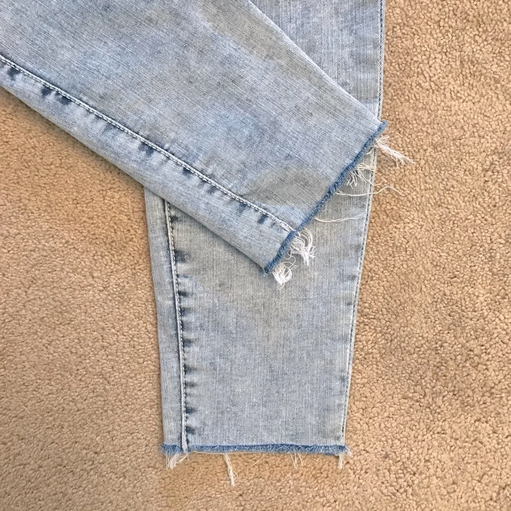 True Religion Denim Blue Jeans Women Size 6 Waist 28 Jennie Curvy Mid Rise Capri - Picture 12 of 14